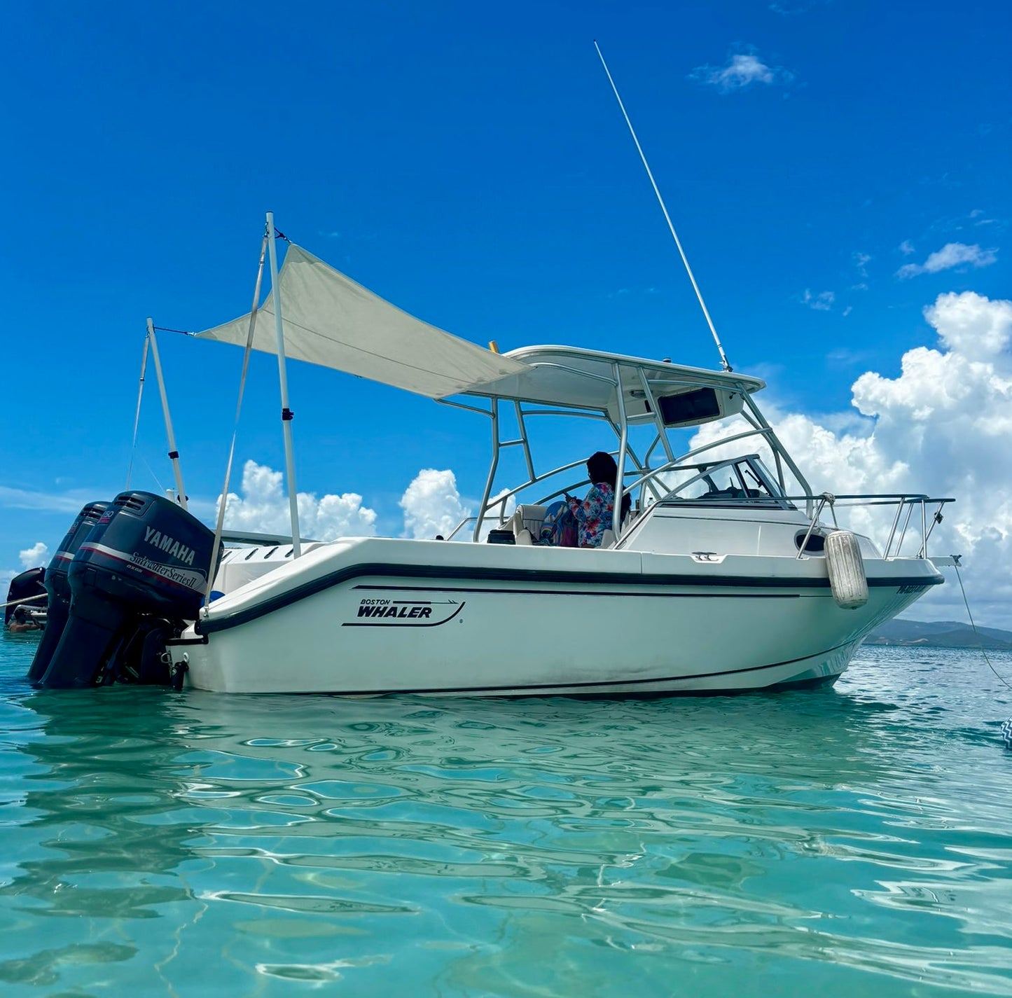 24' Boston Whaler 5-7 hours (6 passengers max)