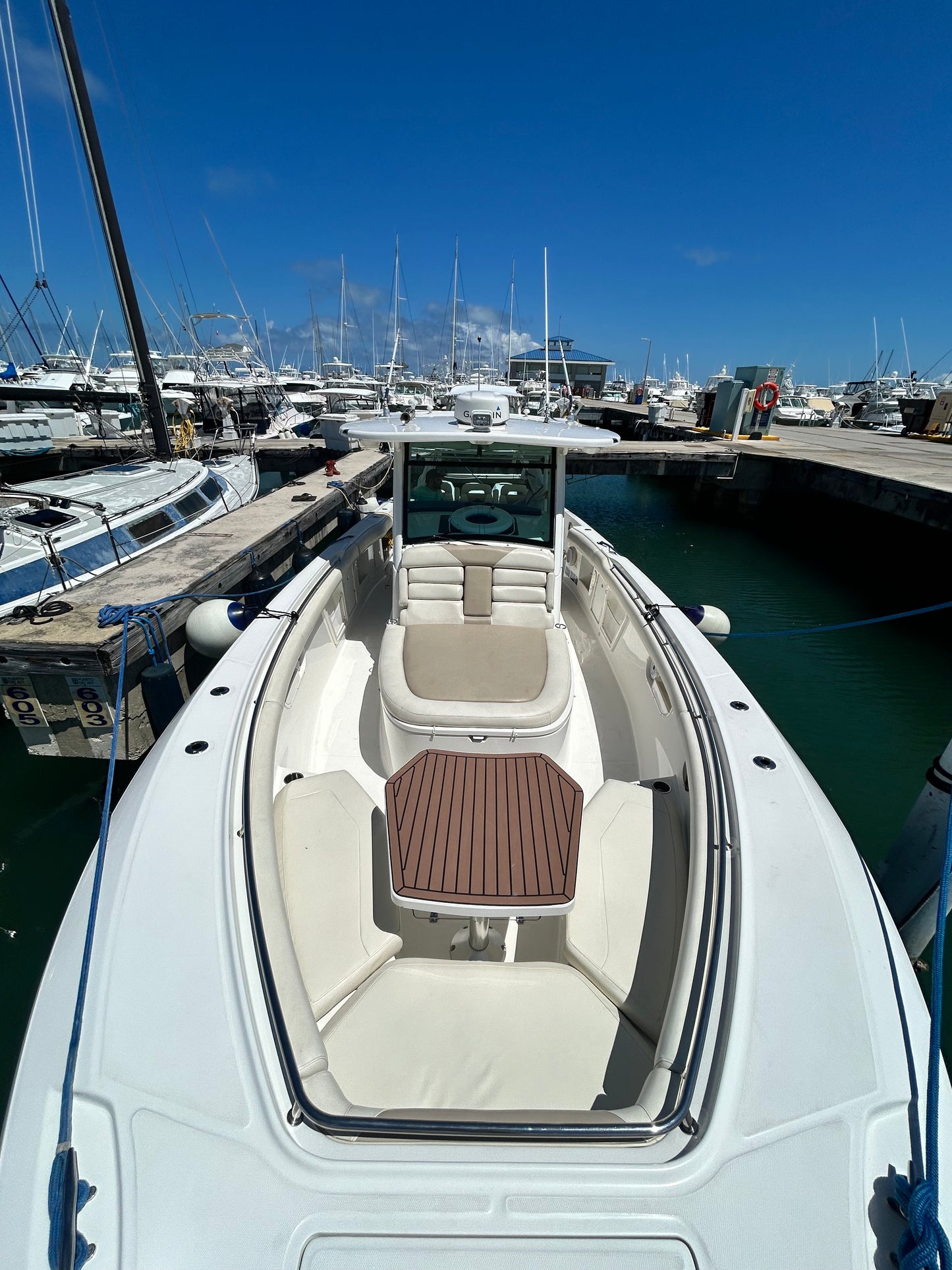 37' Boston Whaler (12 passengers max)