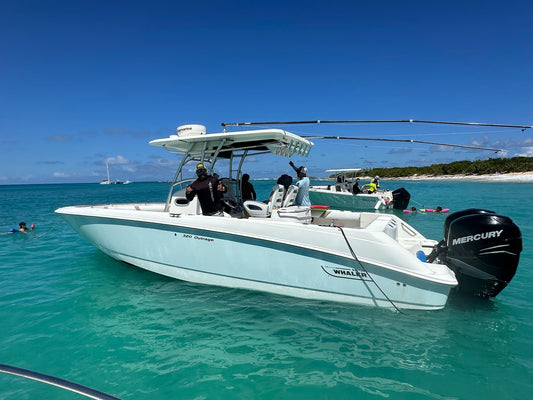 32' Boston Whaler Boat Charter (8 passengers max)