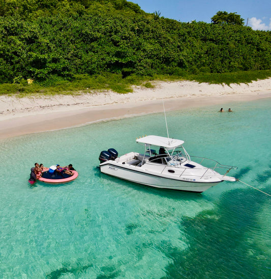 24' Boston Whaler 5-7 hours (6 passengers max)