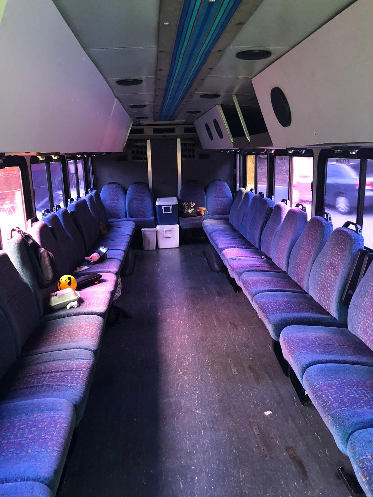 Blue Bird Party Bus