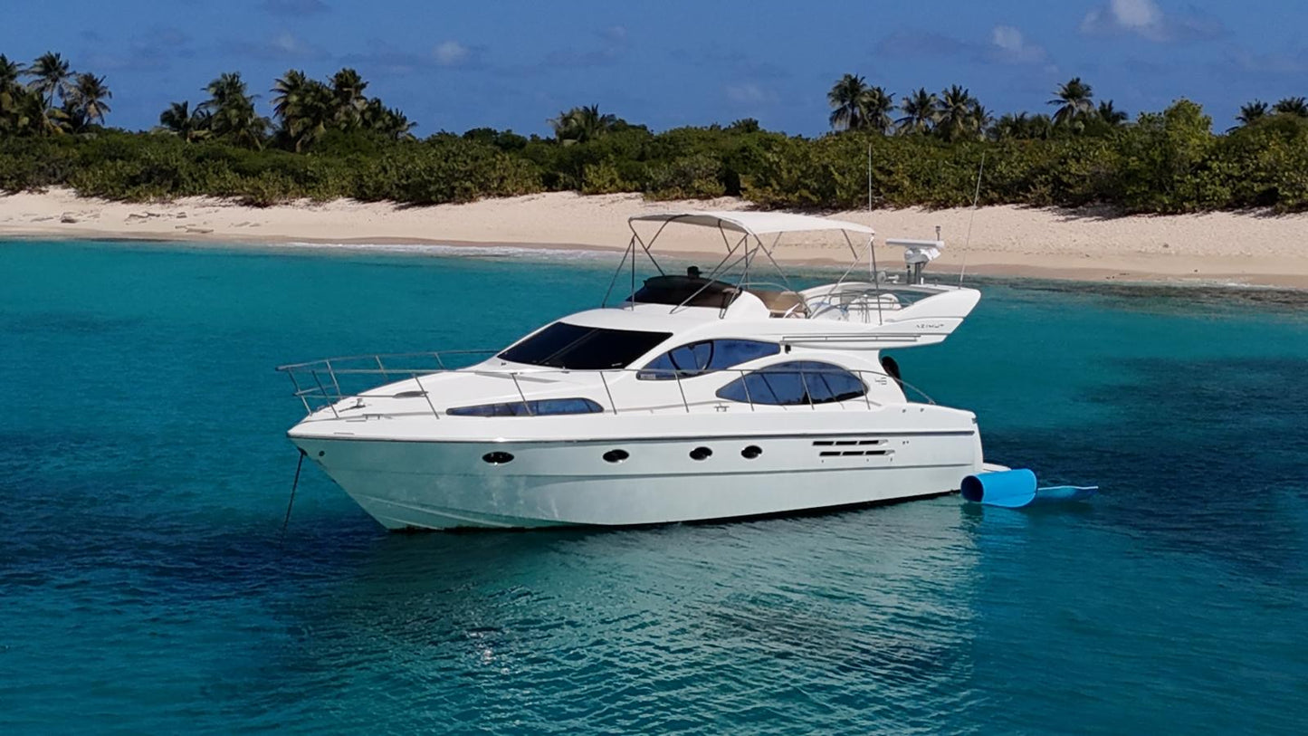 50' Azimut Yacht Charter (12 guests)