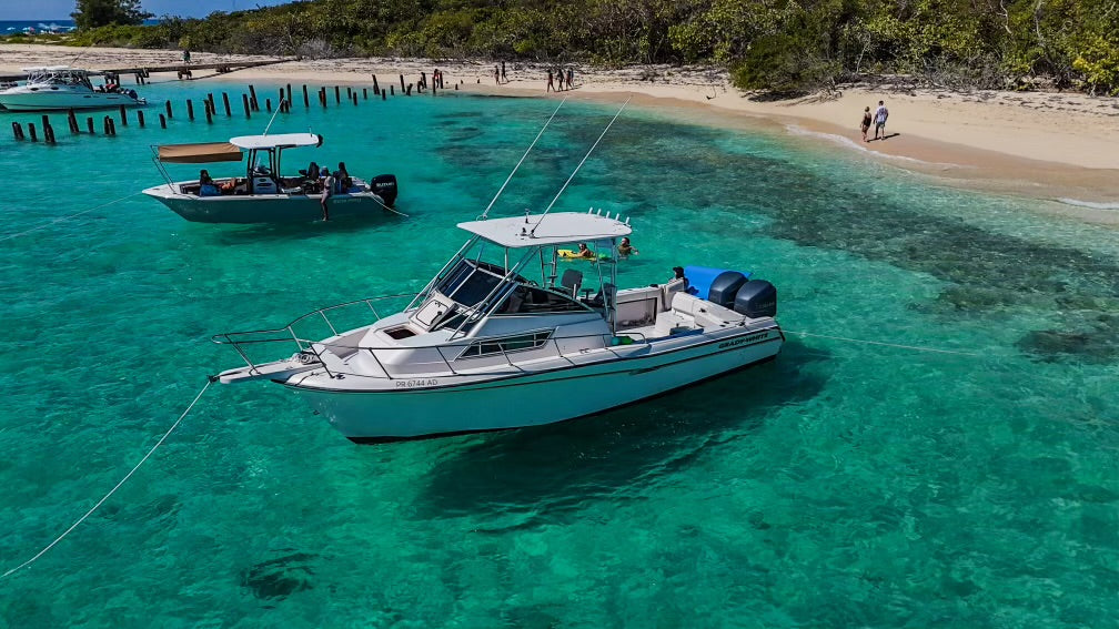 30’ Grady white boat charter