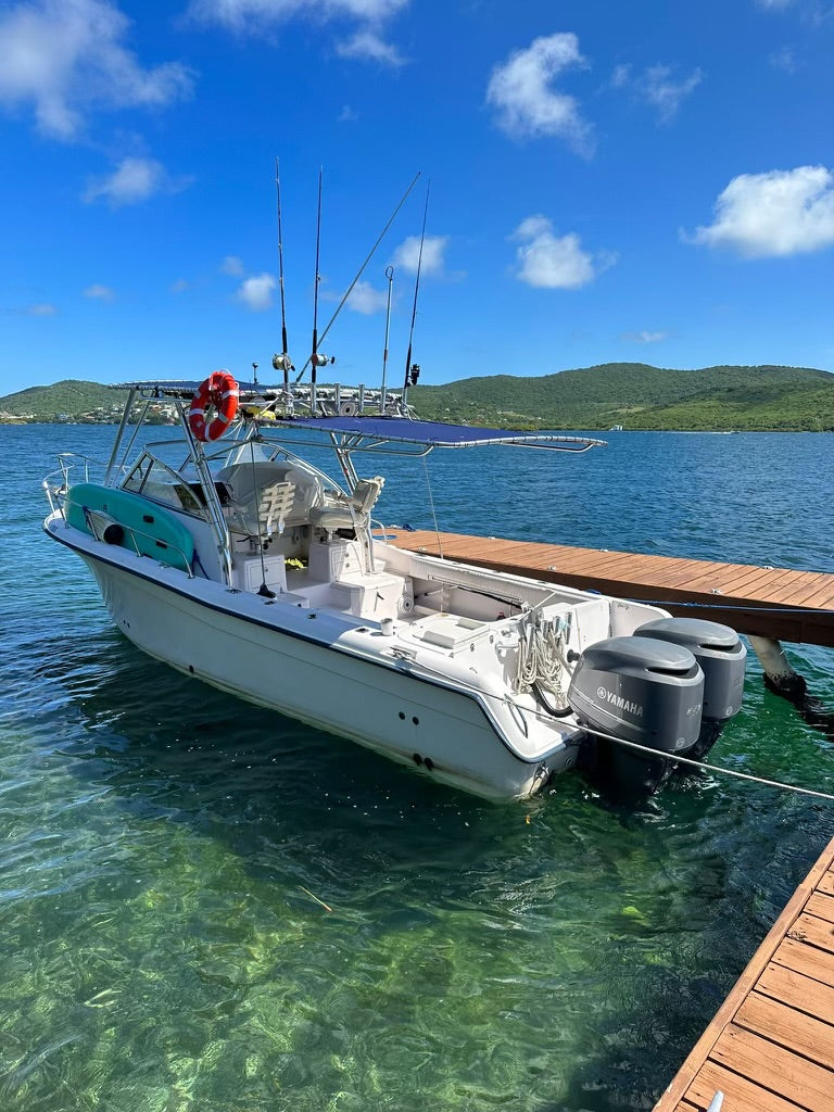 28’ grady white saltfish boat charter with Captain