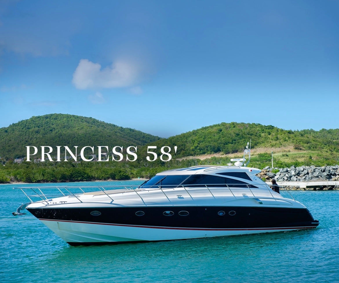 58' Princess Yacht Charter