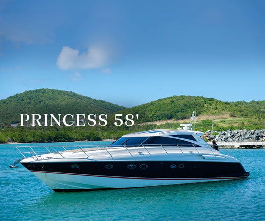 58' Princess Yacht Charter