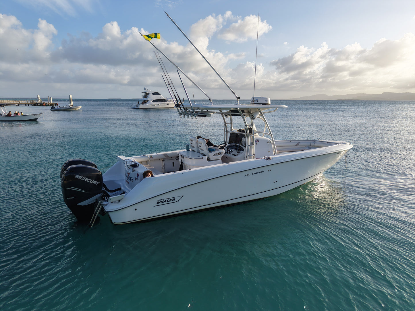 33' Boston Whaler 4-7 hours (10 passengers max)