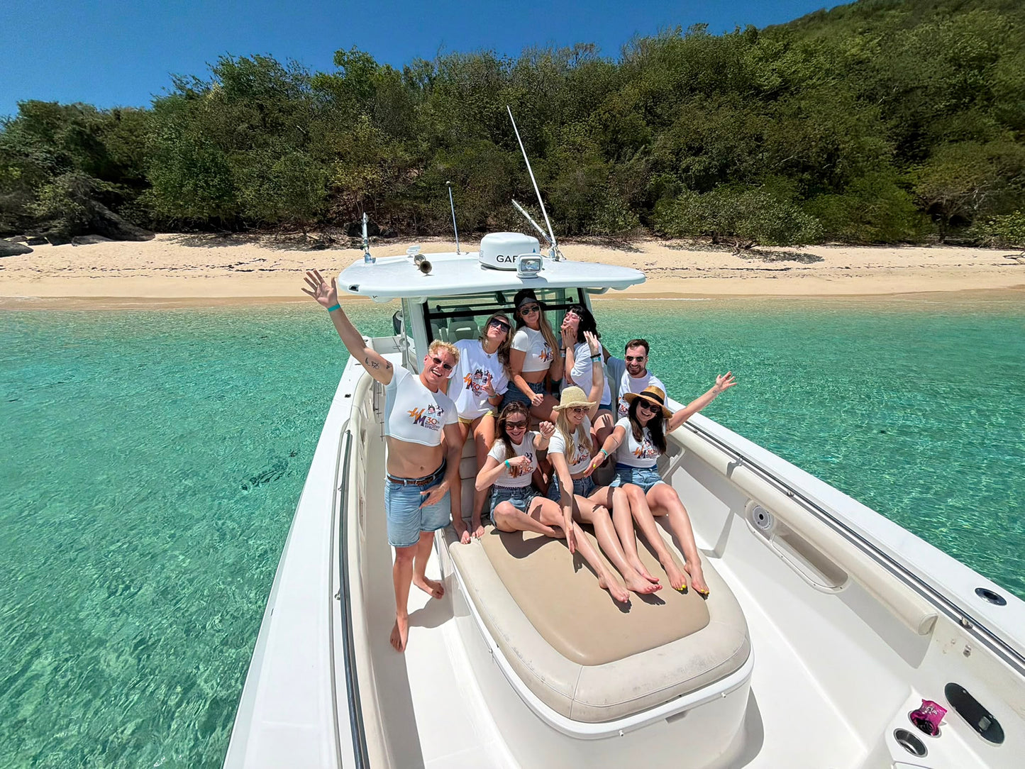 37' Boston Whaler (10 passengers max)